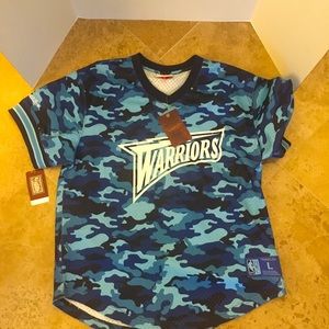 Mitchell and ness warriors basketball jersey